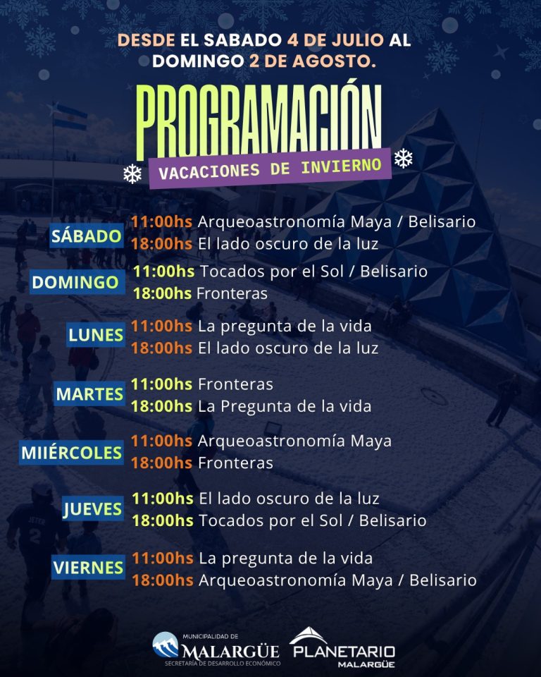 progamacion planetario hasta 2 agosto