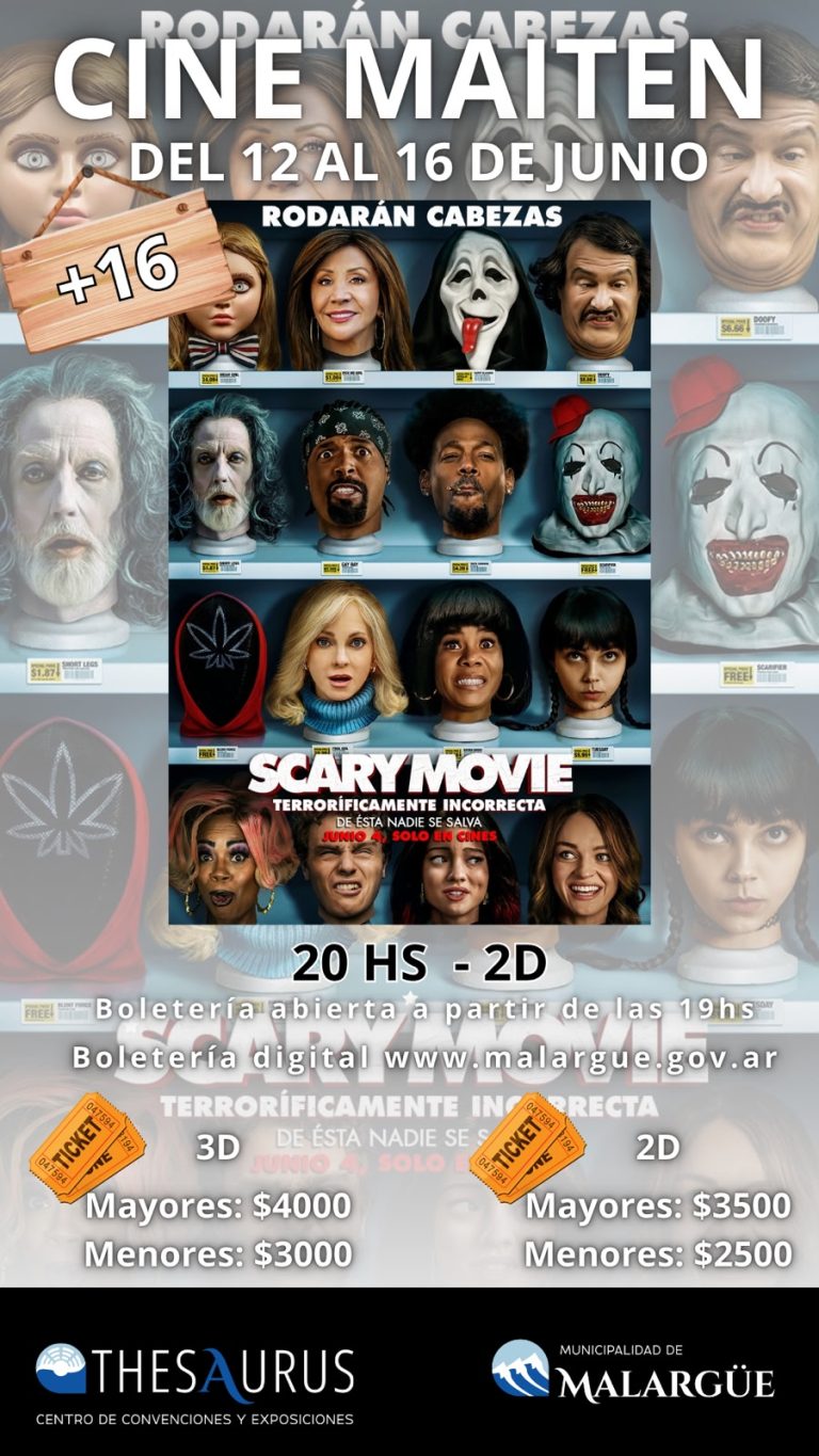 cine 20 hs del 12 al 16 junio