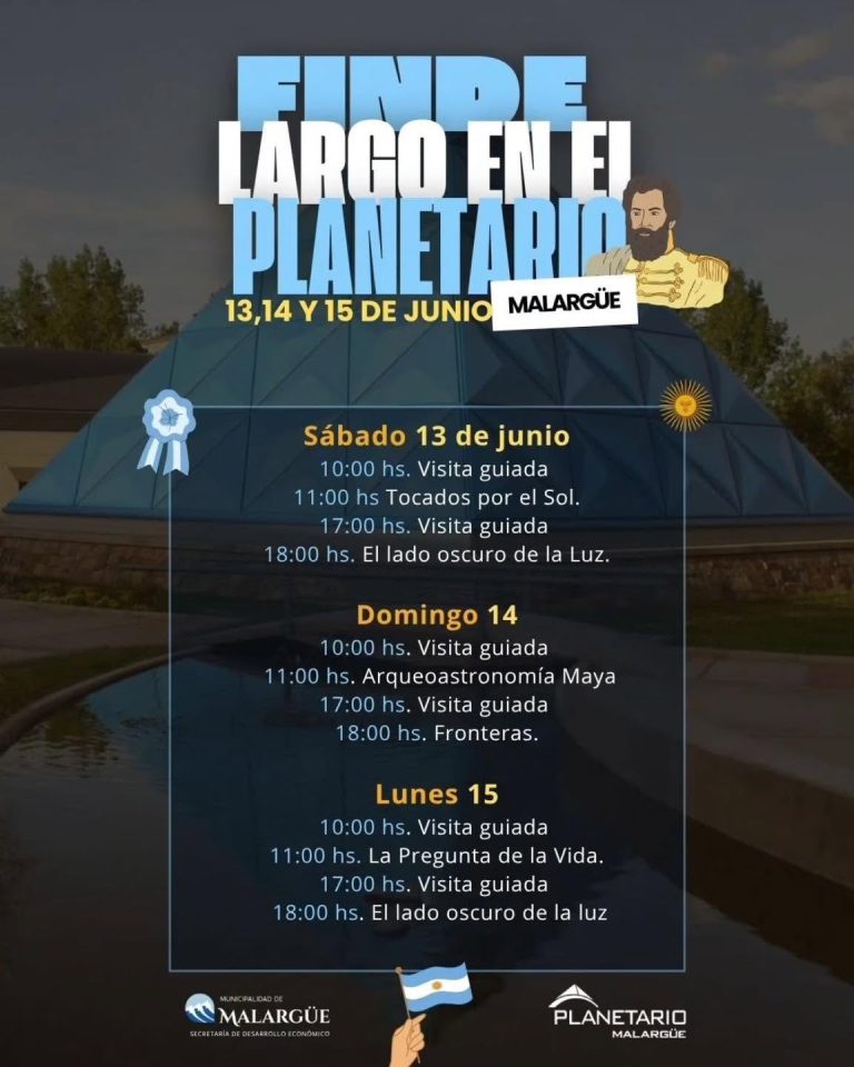 del 13 al 15 junio planetario