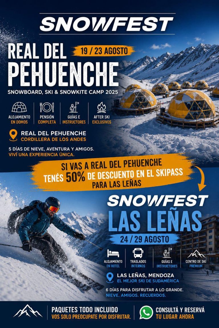 snowfest del 24 al 29 agosto